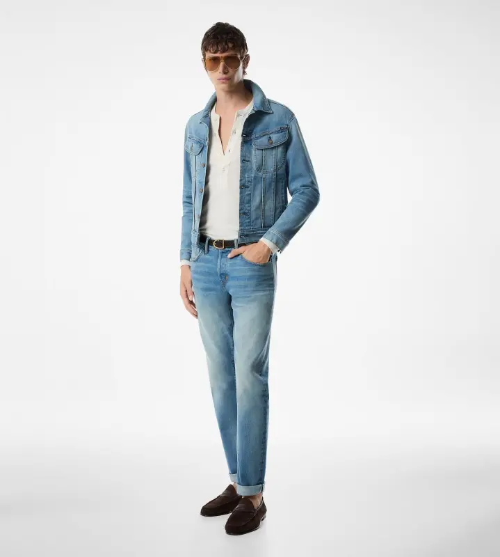 SELVEDGE ICON DENIM JACKET SUMMER BLUE online